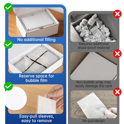 Card Grading Submission Kit for PSA, BGS, SGC, CGC, Shipping Box with White
