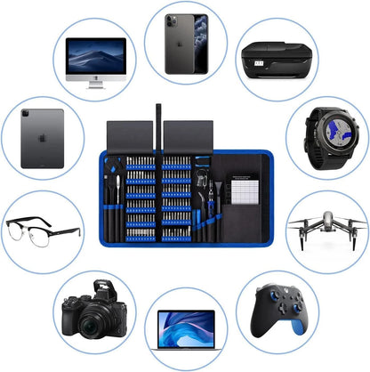 PC Building Tool Kit 140-IN-1: Computer for Repair & Assembly, Blue