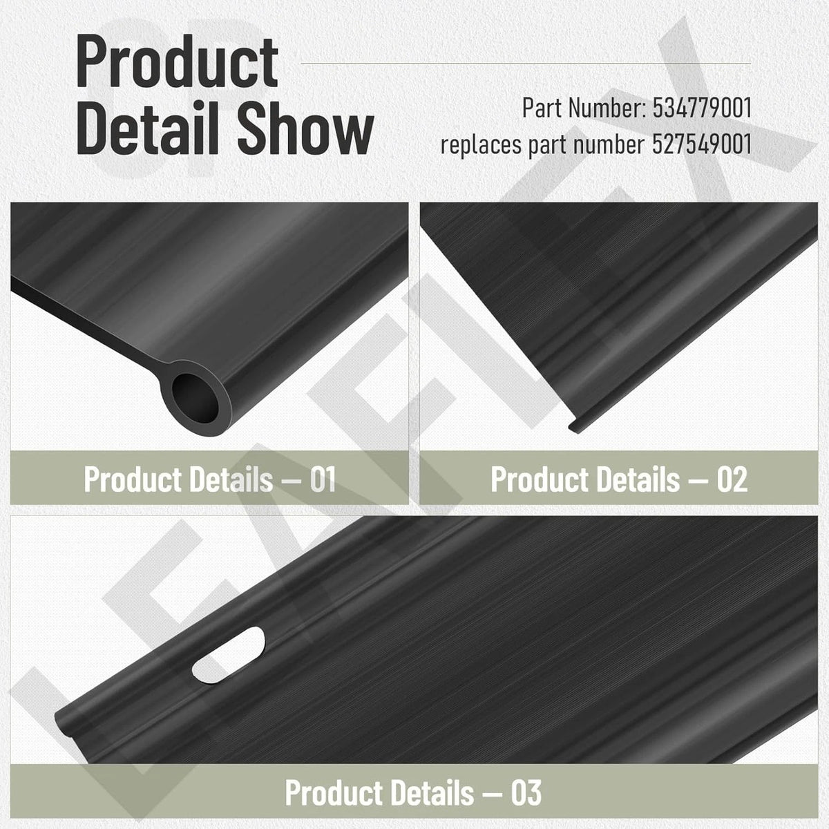 534779001 16'' Rear Skirt/Guard Flap Compatible with Ryobi, for 40V 20...