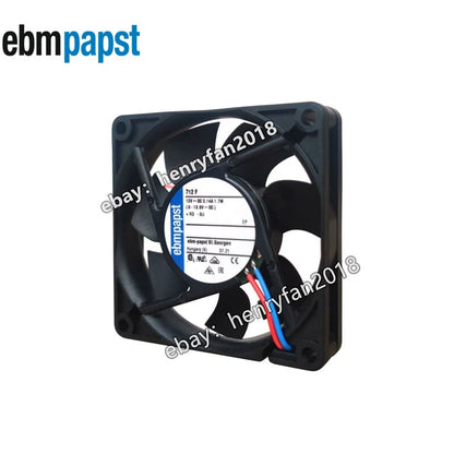 Ebmpapst 712F Axial Fan DC 12V 1.7W 0.14A 70*70*15MM 2-wire 25CFM Cooling Fan