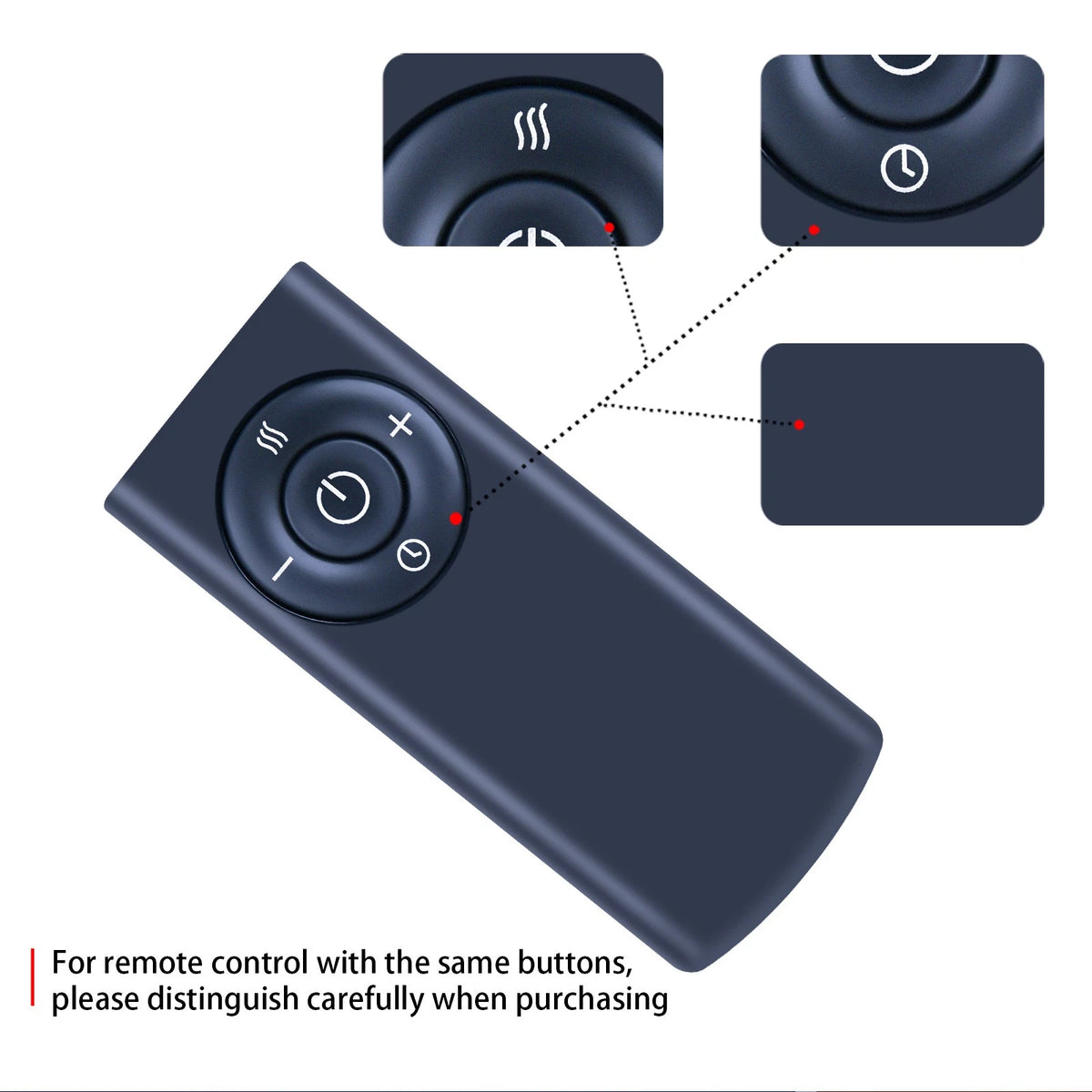 Replacement Remote Control For Vornado VMH500 Metal Whole Room Heater