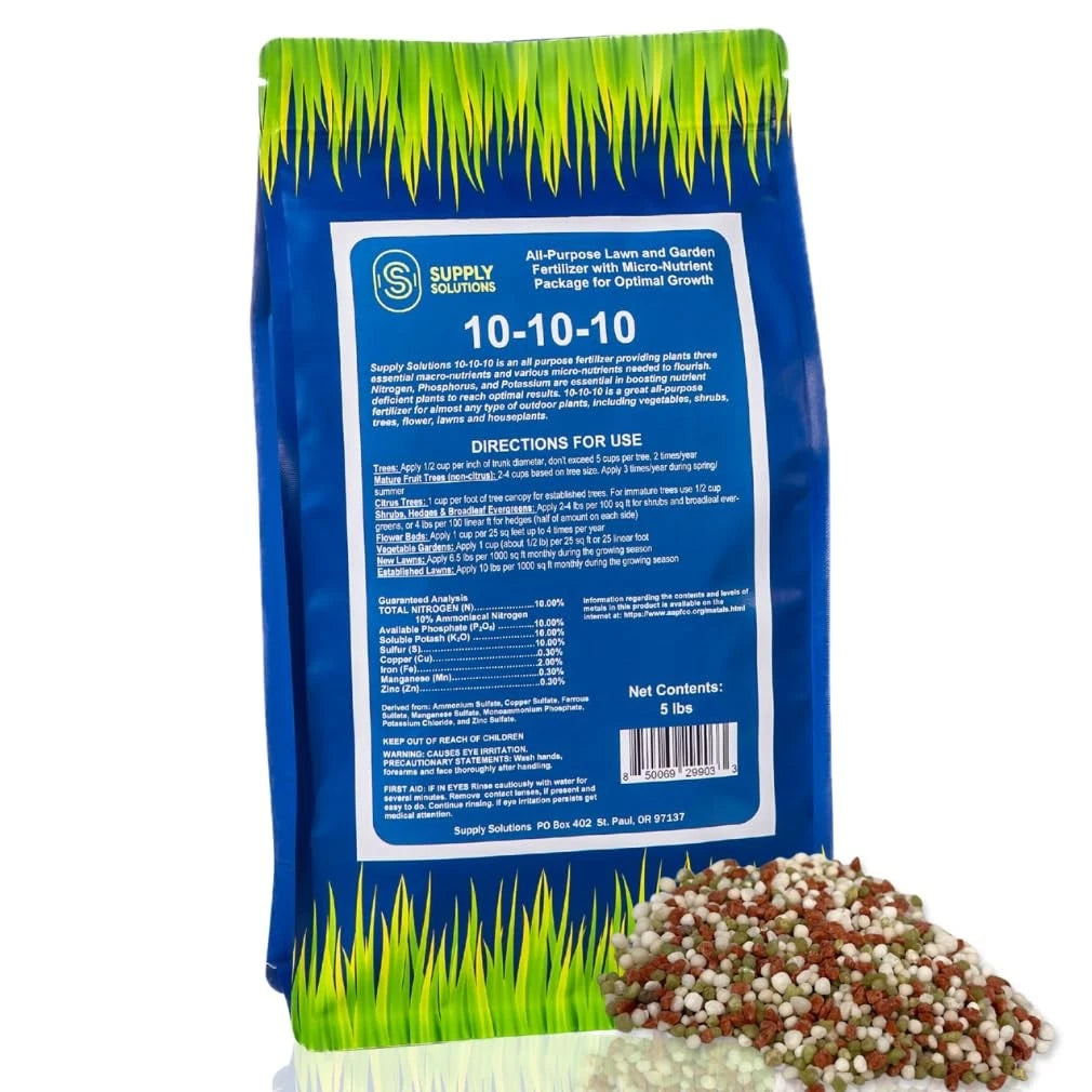 Supply Solutions 10-10-10 Complete Lawn & Garden Granular Fertilizer 5 Pounds