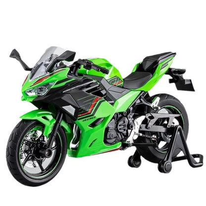 1/12 Scale Alloy+PC For Kawasaki Ninja 400 Motorcycle Model Finished Decoration