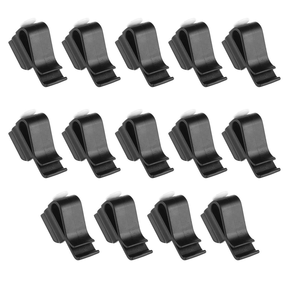 14pcs Plastic Golf Club Clip For Bag Putter Holder Iron Driver Ball Marker White