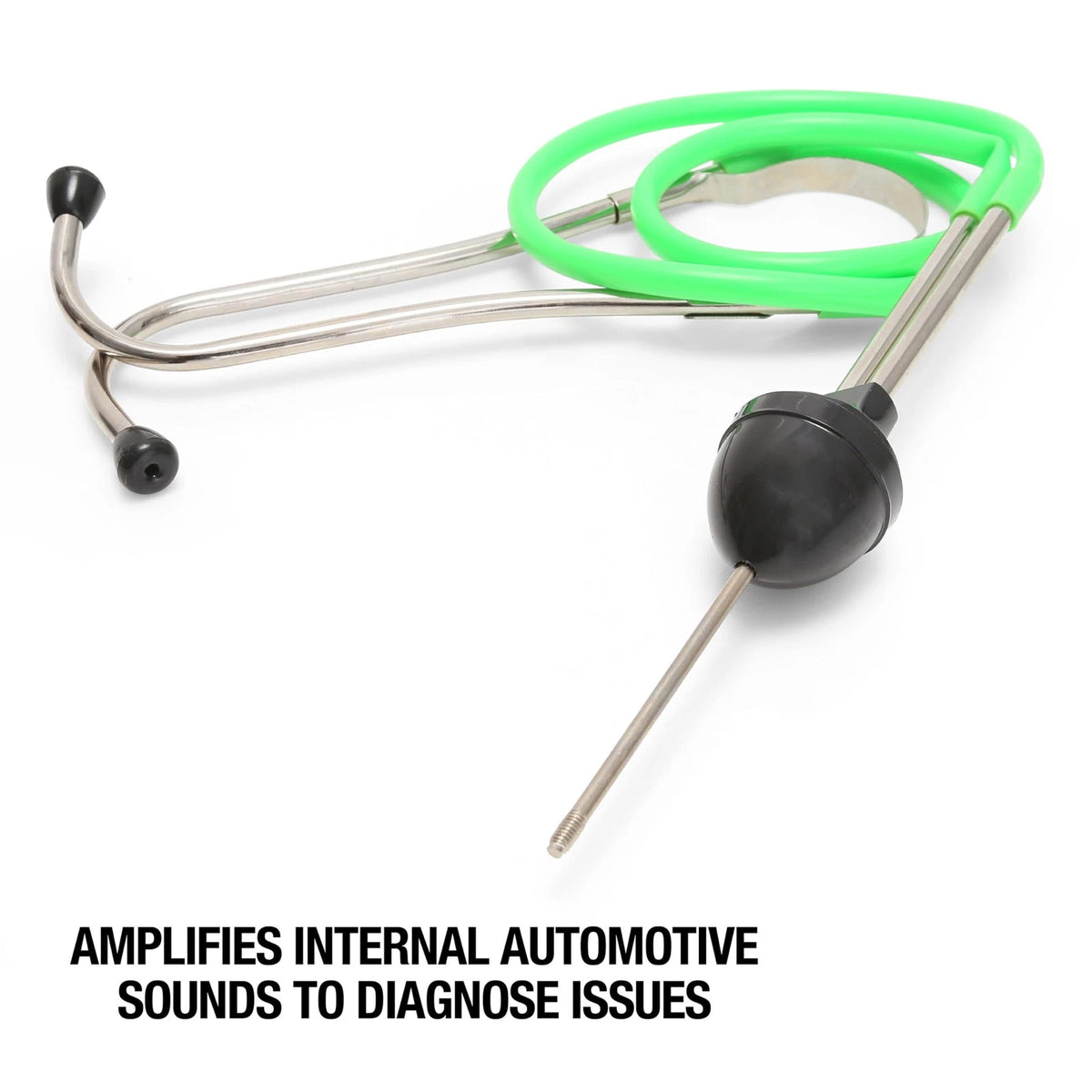 OEMTOOLS 25210 Mechanic's Stethoscope, Diagnose Engine Noise, One Size, Green
