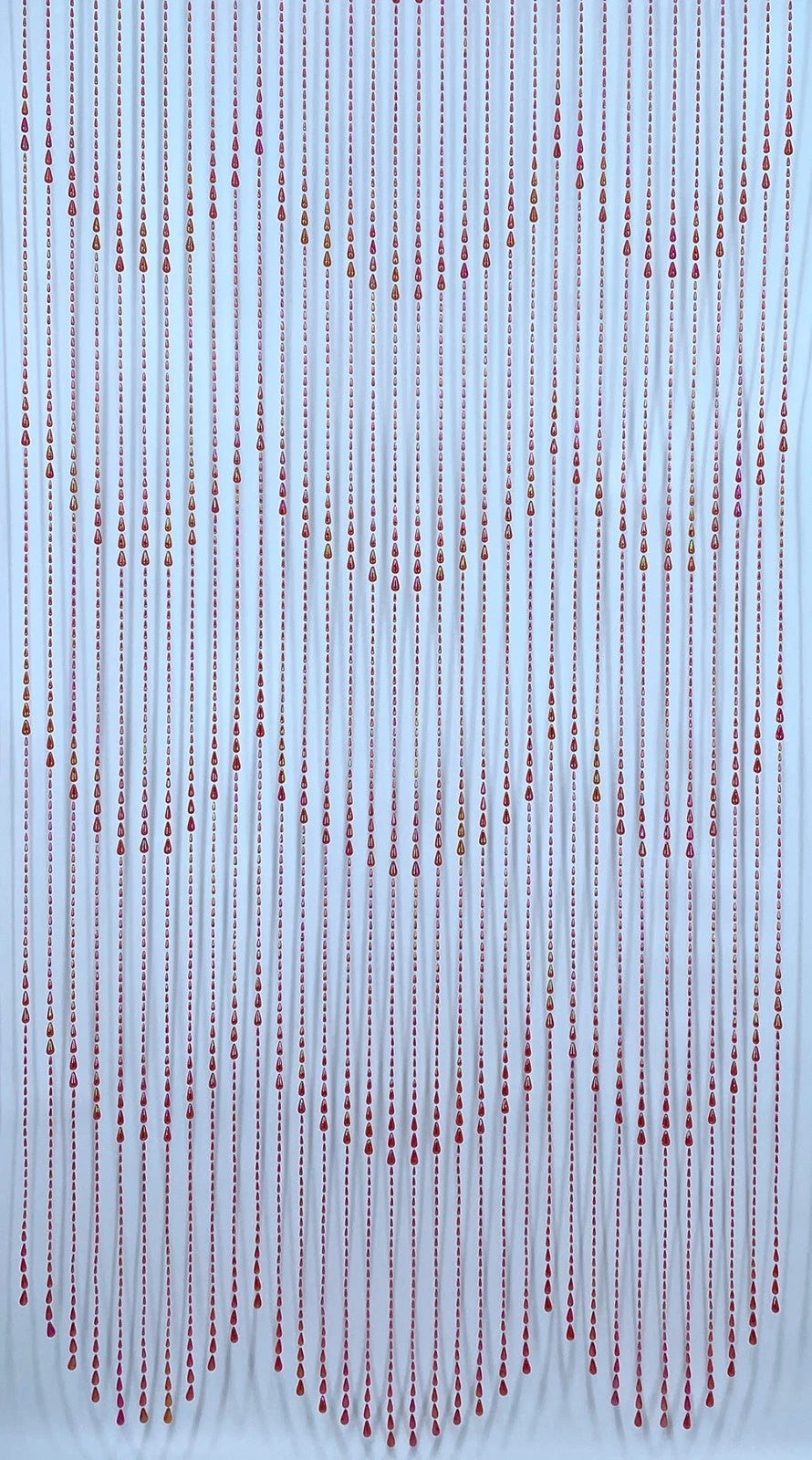 FlavorThings 3 FT X 9 34 Strands 36"W x 72"L (Pack of 1), Pink Iridescent