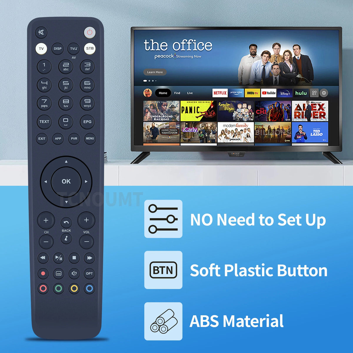RC2424540/01 Replacement Remote Control For Hdthunder TV