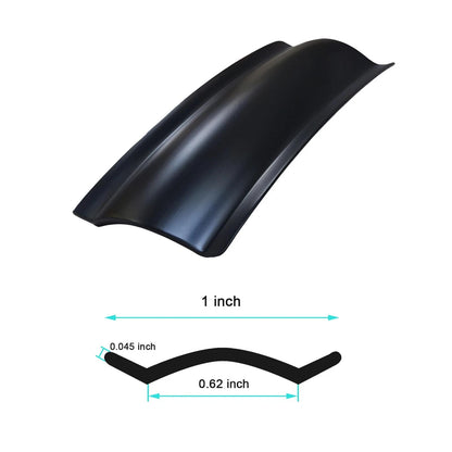 Reggory 1" RV Trim Molding Insert, 100ft UV Resistant 1200"L x 1"W, Black