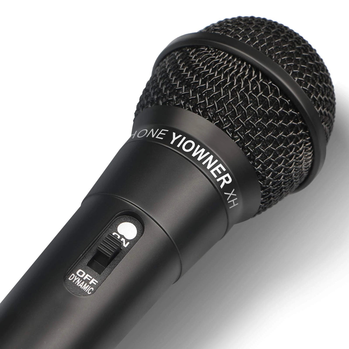 YIOWNER Wired Microphone, Karaoke Handheld Microphone for 9”x1.6”, Black