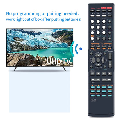 RAV285 WN05830US Remote Control For Yamaha AV Receiver HTR-6160 RXV663