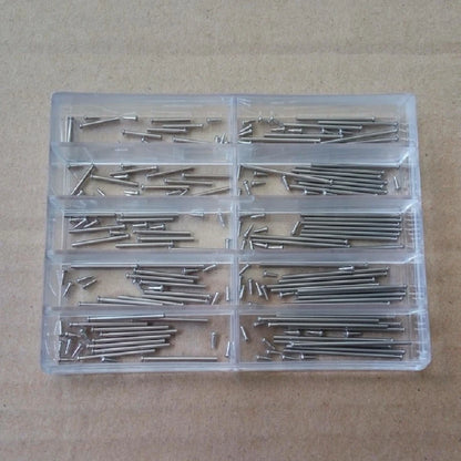100Pcs 8-26mm Watch Band Clasp Buckle Tube Friction Pin Spring Bar 1mm Thick