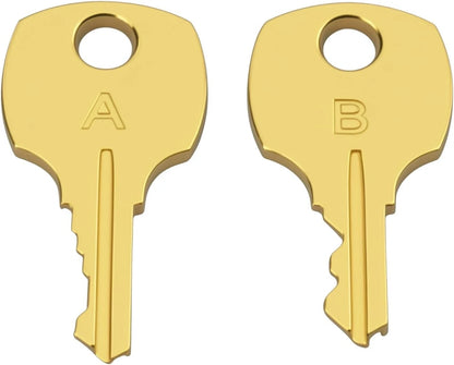Cedar Chest Key Lock Replacement Fits All Lane S Series Locks, Brass color
