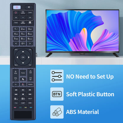 Replacement Remote Control For Protek X1 4K UHD DVB-S2 Sat Tuner Receiver
