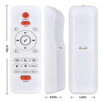 Remote Control For Rossetta Galaxy Projector, Star Projector RT008 RT002W