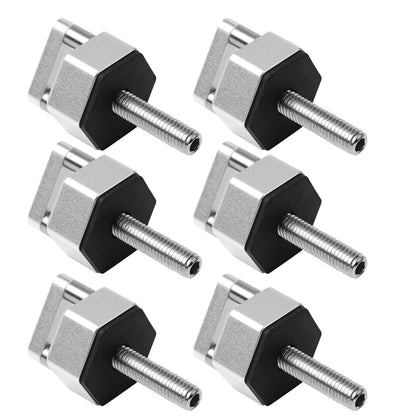 6X Aluminum Hard Top Quick Removal Fastener Thumb Screw for jeep Wrangler JK JL