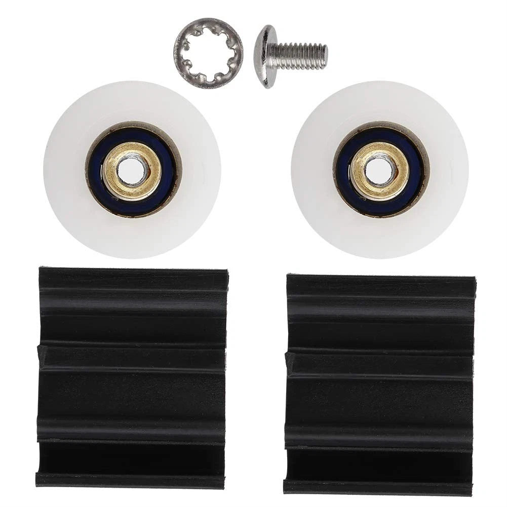 Greenhouse Door Wheel Replacement Kit, 22mm Halls Sliding black