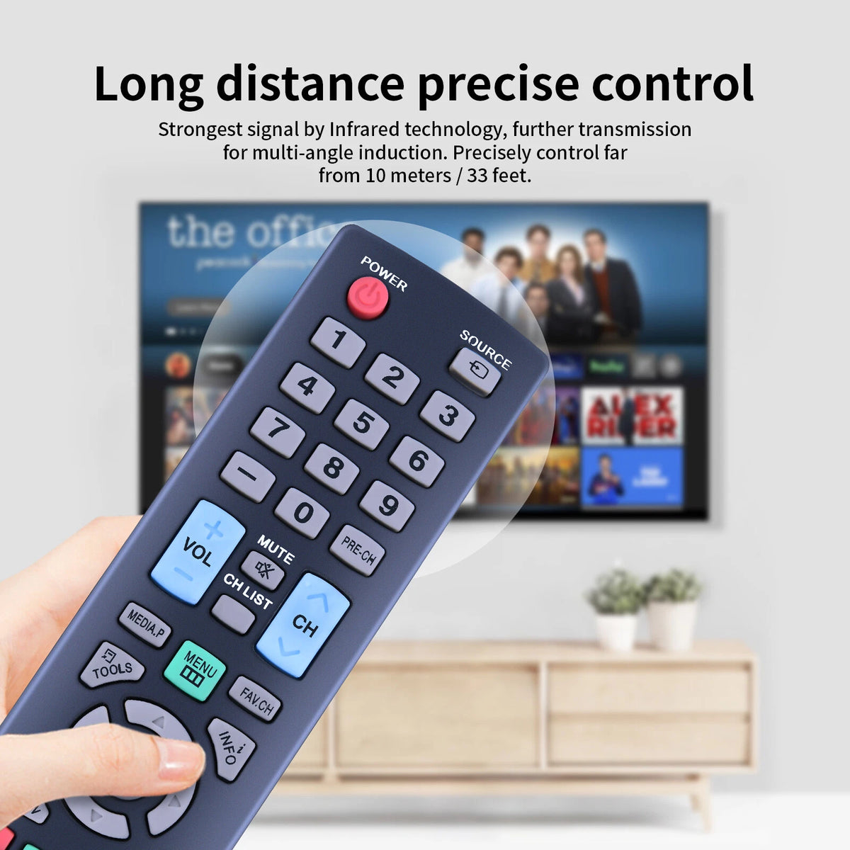 Replace Remote Control BN59-01006A For Samsung LED LCD HD Smart TV LN32C350