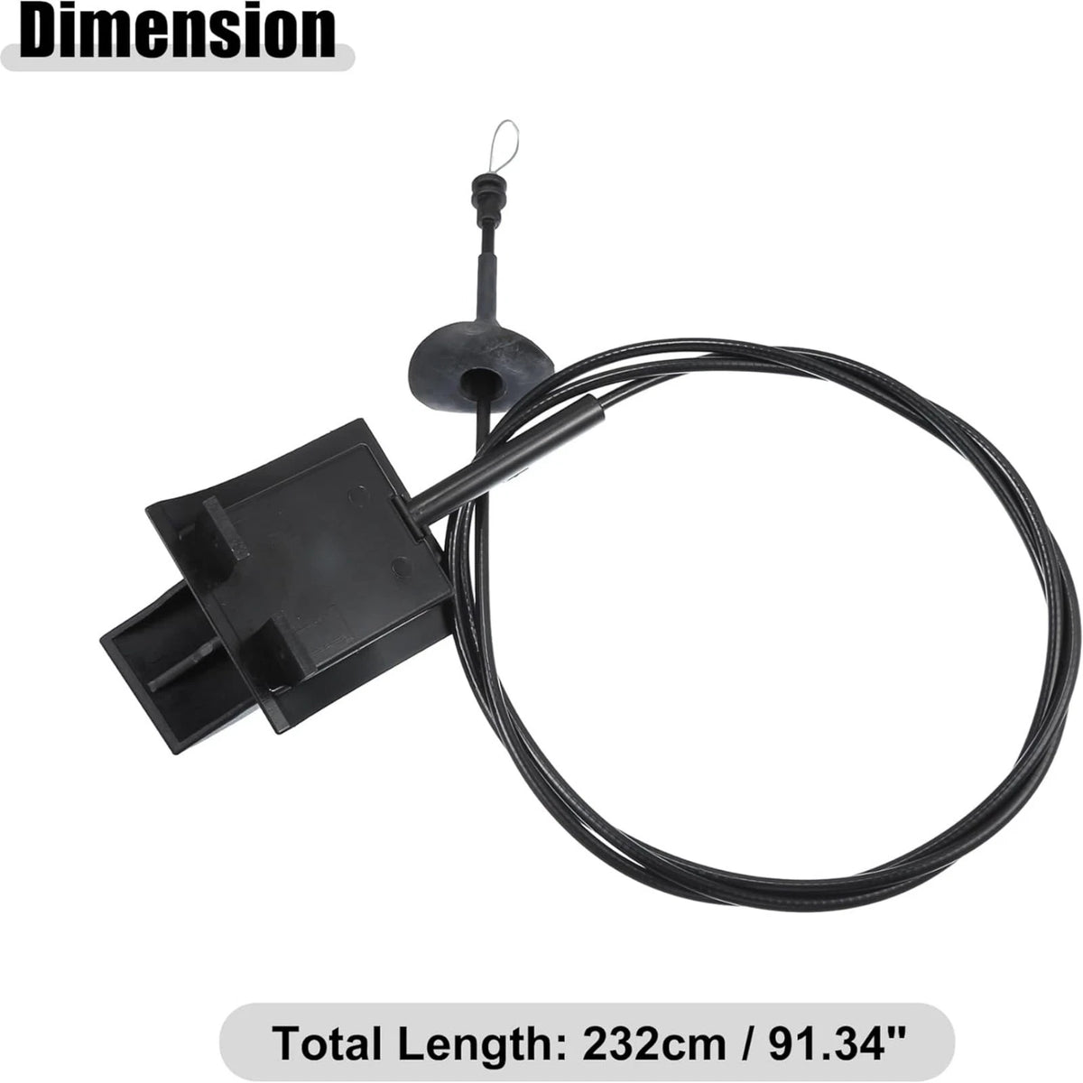 Tested E7TZ-16916-A Hood Release Cable With Handle For Ford Bronco Durable
