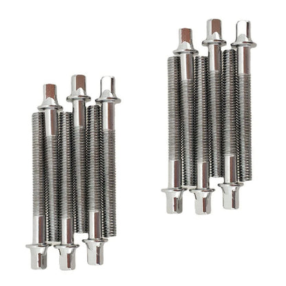 TUOREN Drum Set Hardware 12-Pack Stainless Steel Tight M6 x60mm, silver
