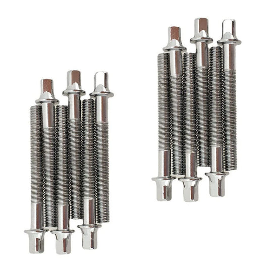 TUOREN Drum Set Hardware 12-Pack Stainless Steel Tight M6 x60mm, silver