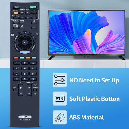 RM-GD009 Remote Control For Sony Bra TV KDL-55EX500 KDL46EX500 KDL40EX500