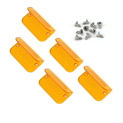 Orange Amber Cab Roof Visor Replacement Light Lens for Lund Moon/Sun Visor-5PCS