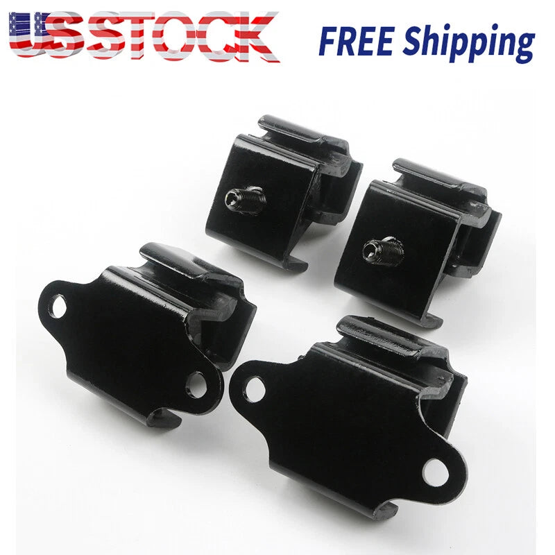 Set of Engine Mounts Front &Rear For Yamaha Gas Golf Cart G2,G8,G9,G14 1985-1995
