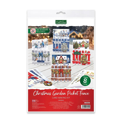 Katy Sue Christmas Garden Finished cards are 5.3 x 7 inches, mixed colors