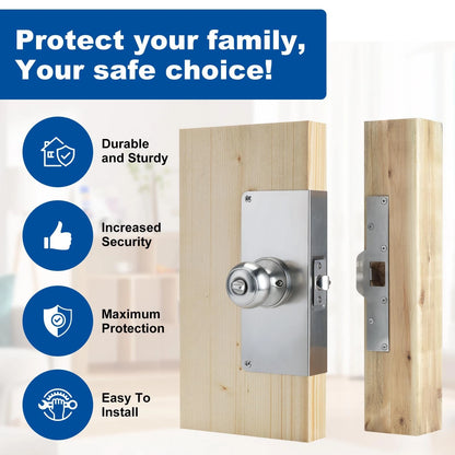 U 9551 Stainless Steel Lock and Door Reinforcement Finish