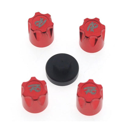 1/10 4Pcs Metal RC Car Wheel Rim Center Caps M4 Nuts for Axial SCX10 TRX4 RC Car