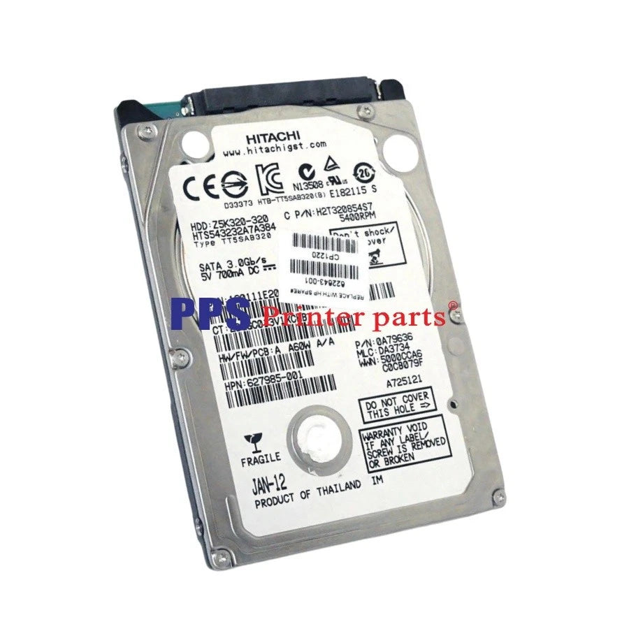 Hard Disk Drive Fit for HP Designjet T920 T1500 T2500 PS CR357-67095 CR357-67047
