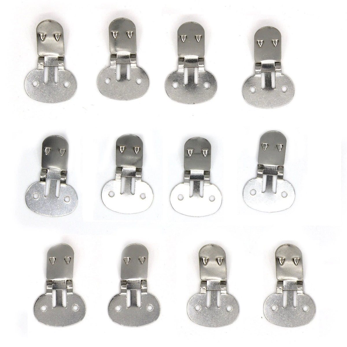 Wholesale Large Stainless Steel Flat Blank Shoe Clips for DIY