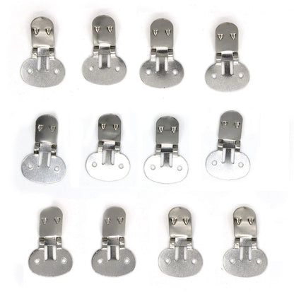 Wholesale Large Stainless Steel Flat Blank Shoe Clips for DIY