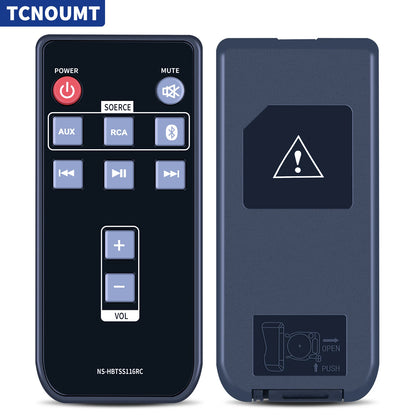 Remote Control For Insignia NS-HBTSS116RC HBTSS116 Powered Bookshelf Speaker