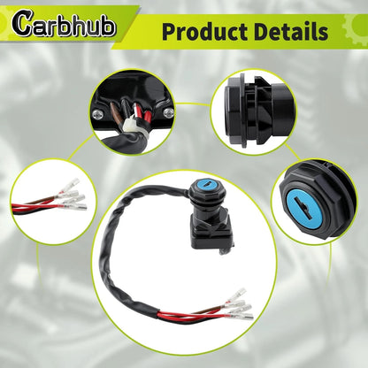 Carbhub Ignition Key Switch for Sportsman 335 500 4X4 Polaris Xpress 300...