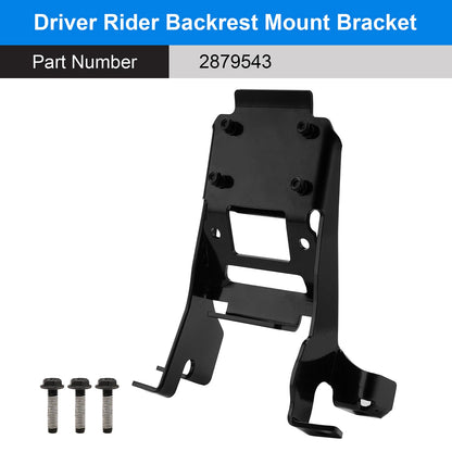 For Indian Motorcycle Driver Rider Backrest Mount, Black - 2879543