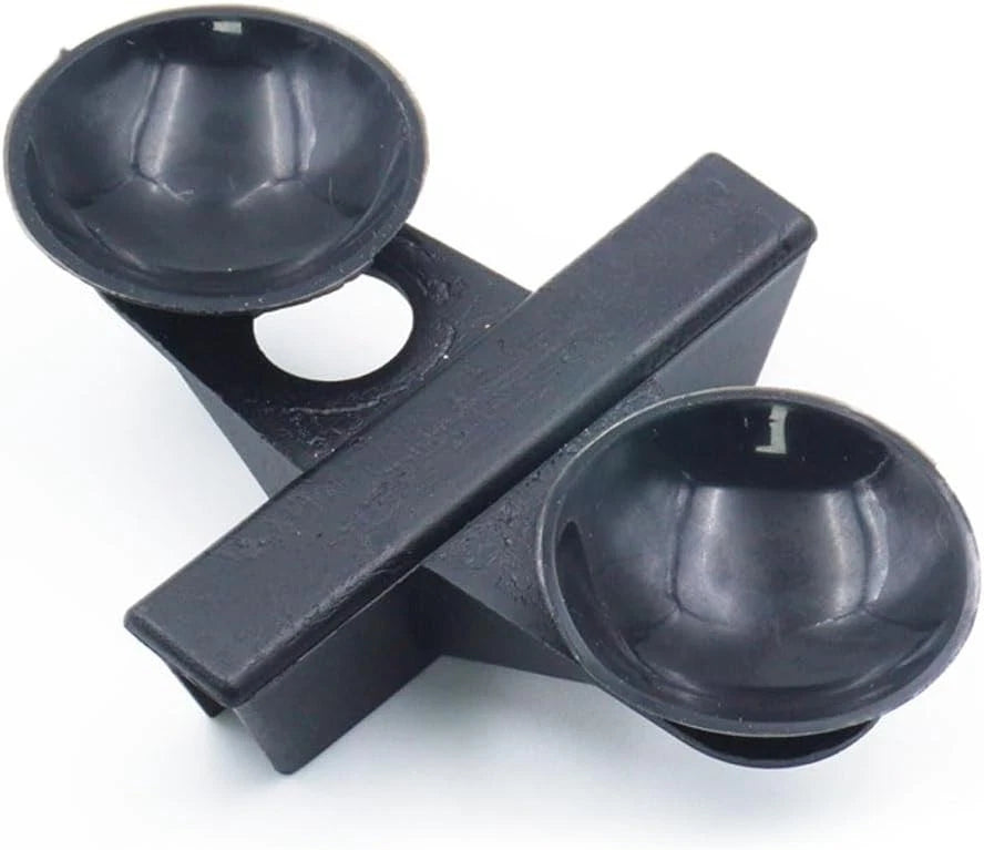 LINLAN 10 Pieces Aquarium Divider Suction Cup Clips, Glass Fixing Black