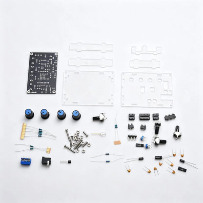 12V~15V FR4 + Acrylic 5Hz~400KHz Frequency Range Signal Generator DIY Board Kit