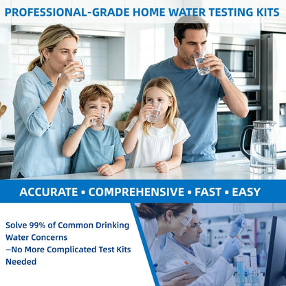 HYCHEK 21 in 1 Accurate Drinking Water Testing Kits, 145 Strips + 4 Bacteria...