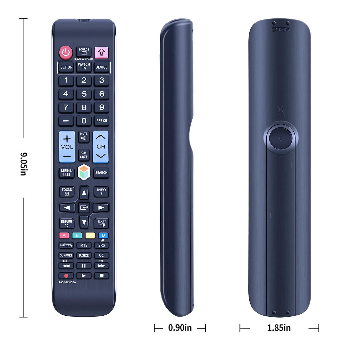 AA59-00652A Remote Control For Samsung LCD LED 3D Smart TV UN55ES6100F