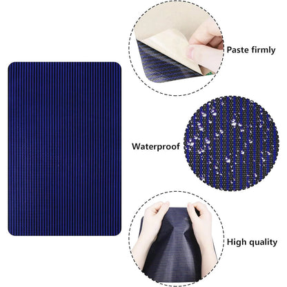 Lfutari 6pcs Swimming Pool Cover Repair Kit - Blue 8 x 12 inches, blue