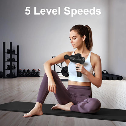 Mebak 7 Massage Gun, Gun Deep Tissue for Pain Relief, Muscle Black