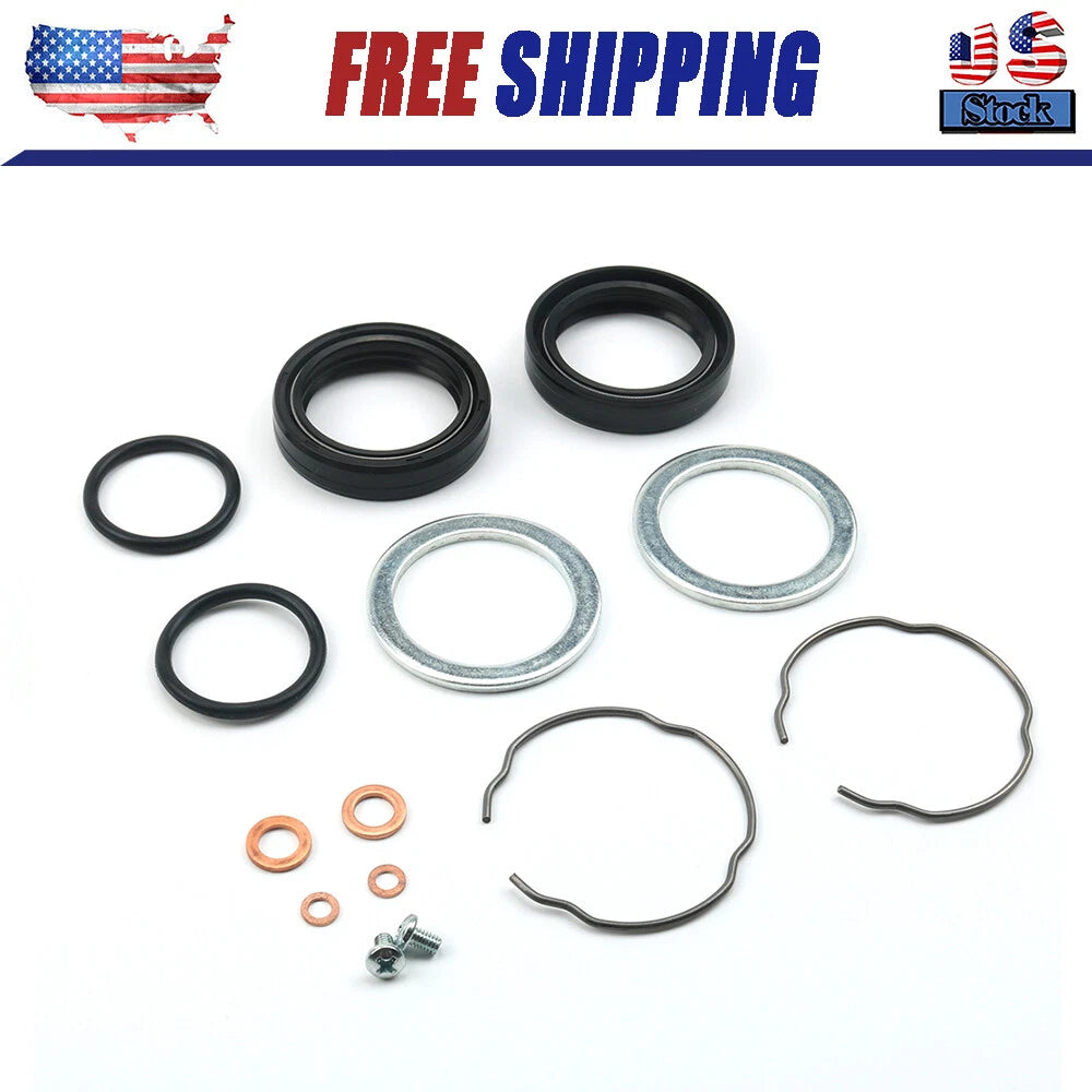 Gasket Oil Seal Kit Front Fork For Harley Davidson Dyna JGI-45849-87