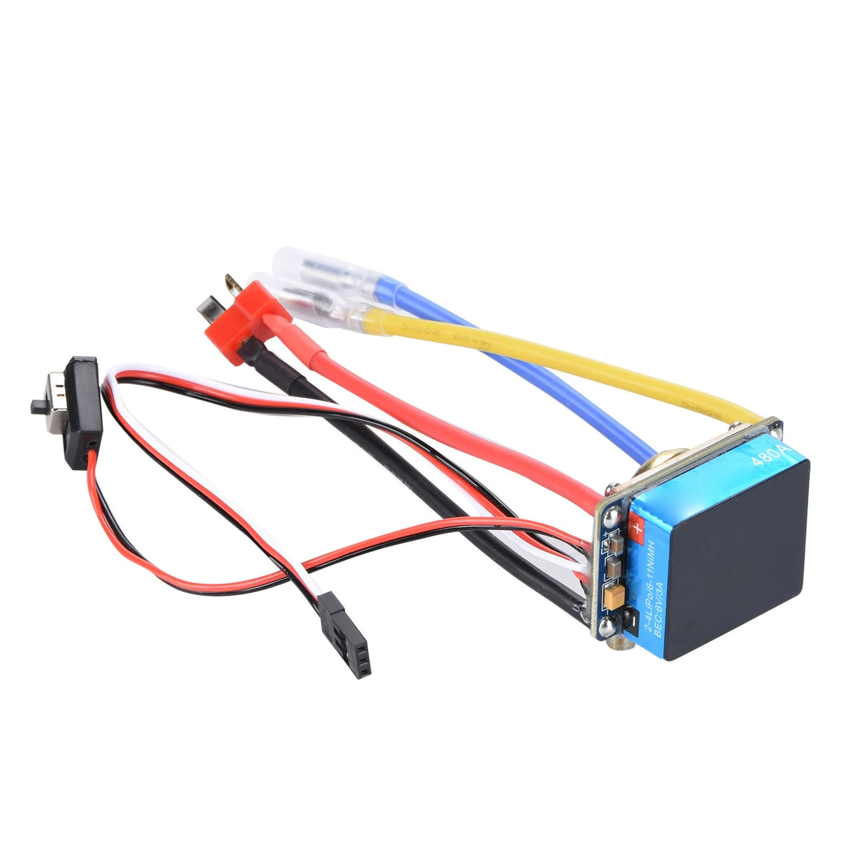 480A Water-cooled Dual Mode Waterproof Brushed ESC Kit For RC Boat/Car