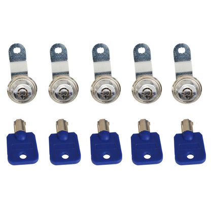 5pcs Cam Lock 27mm Length For Pinball Machine Arcade Cabinet Door Cupboard Lock