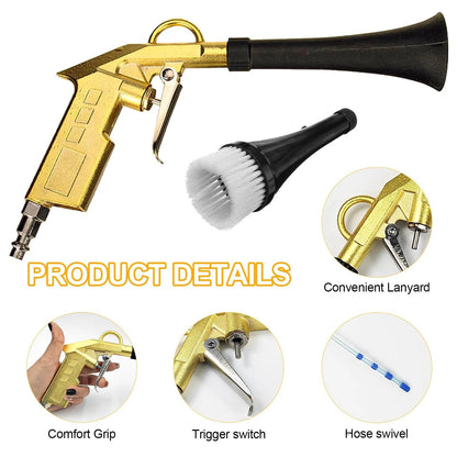 QZQUFJ Air Compressor for Car Detailing Tool, High Pressure Air...