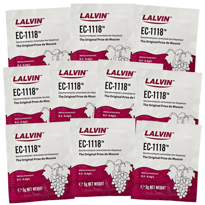 Lalvin Wine Yeast EC-1118 10pk 0.18 Ounce (Pack of 10), Beige
