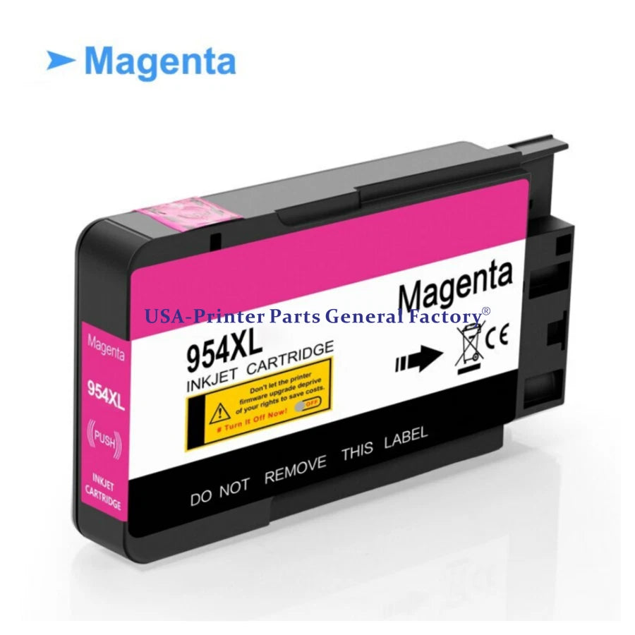 4PC HP 954XL Ink Cartridge For HP Officejet Pro 7740 8725 8210 8702 8710 8720