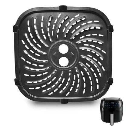 GWY Air Fryer Accessories for 9.45''x9.45'' Pan For PowerXL 8QT, Black