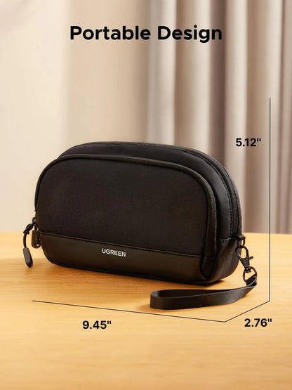 UGREEN Electronics Organizer Travel Case Bag Multifunctional Medium, Black